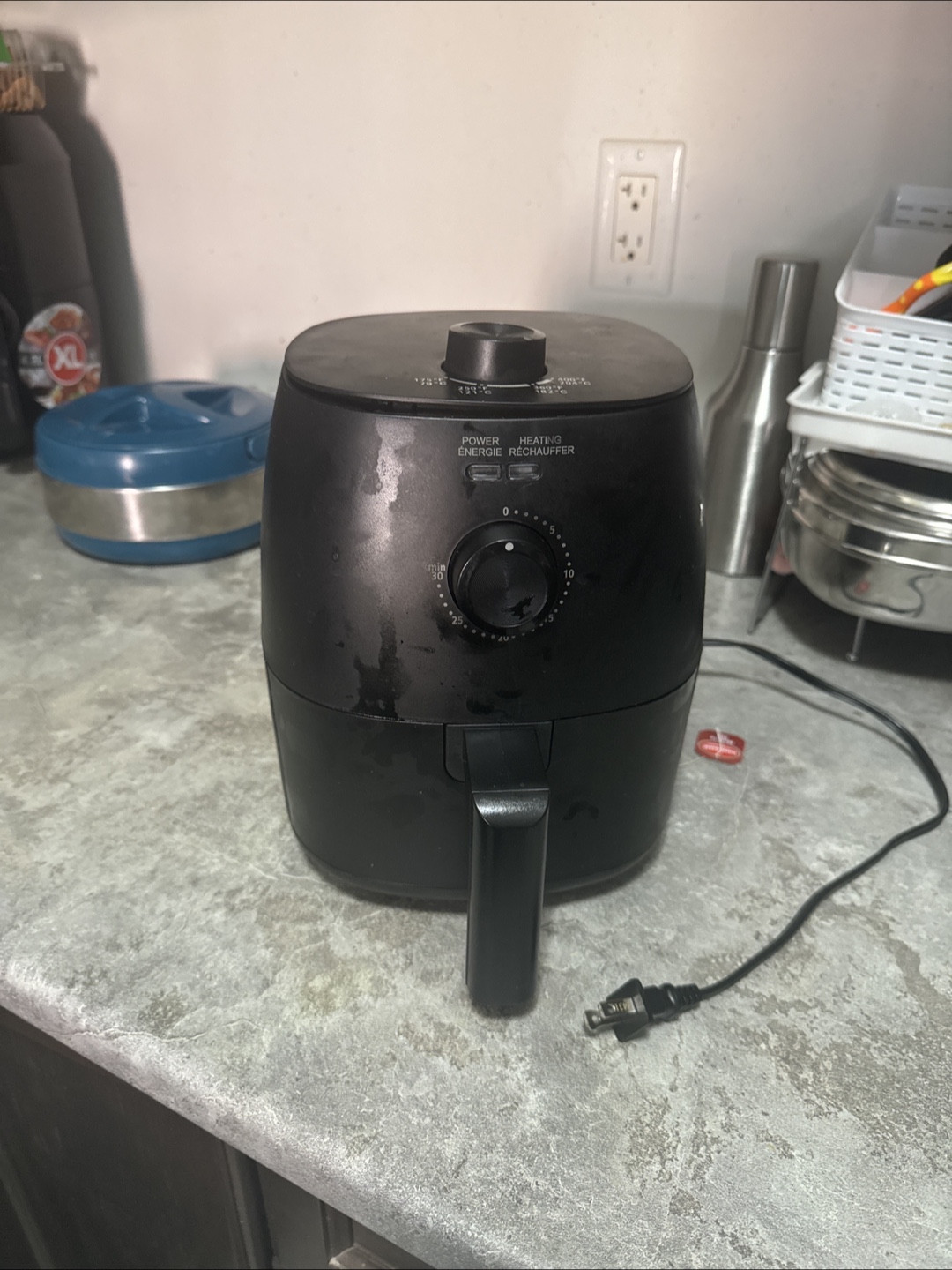 Black mini Air Fryer