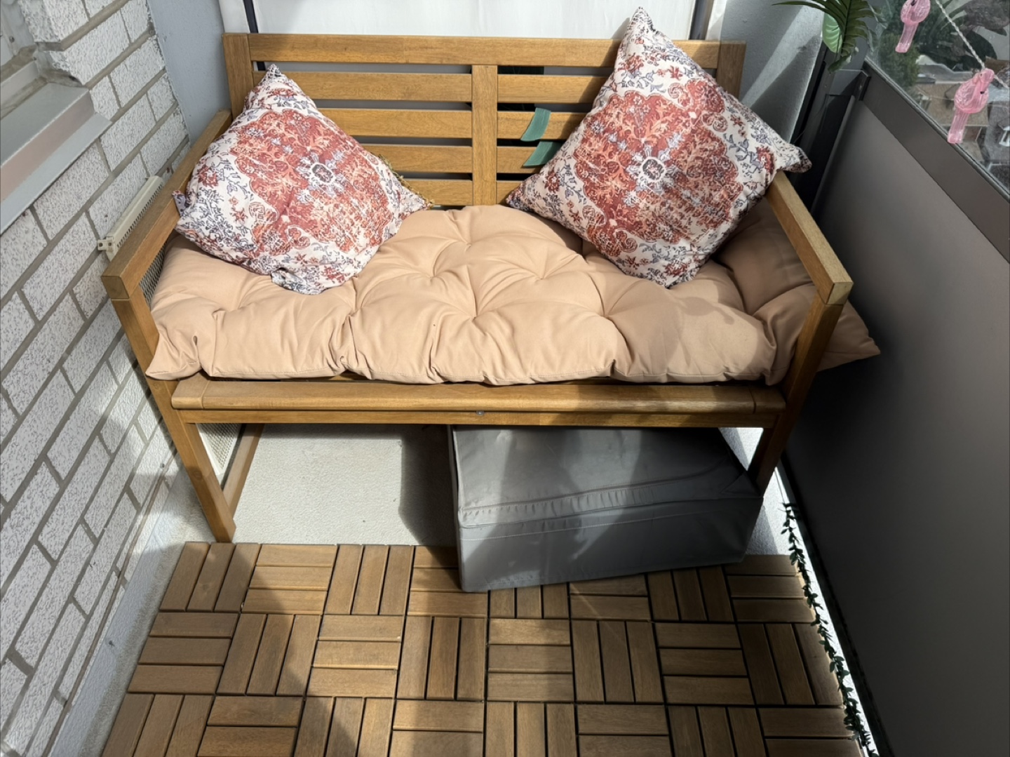 IKEA Applaro Loveseat Outdoor Bench - photo 2