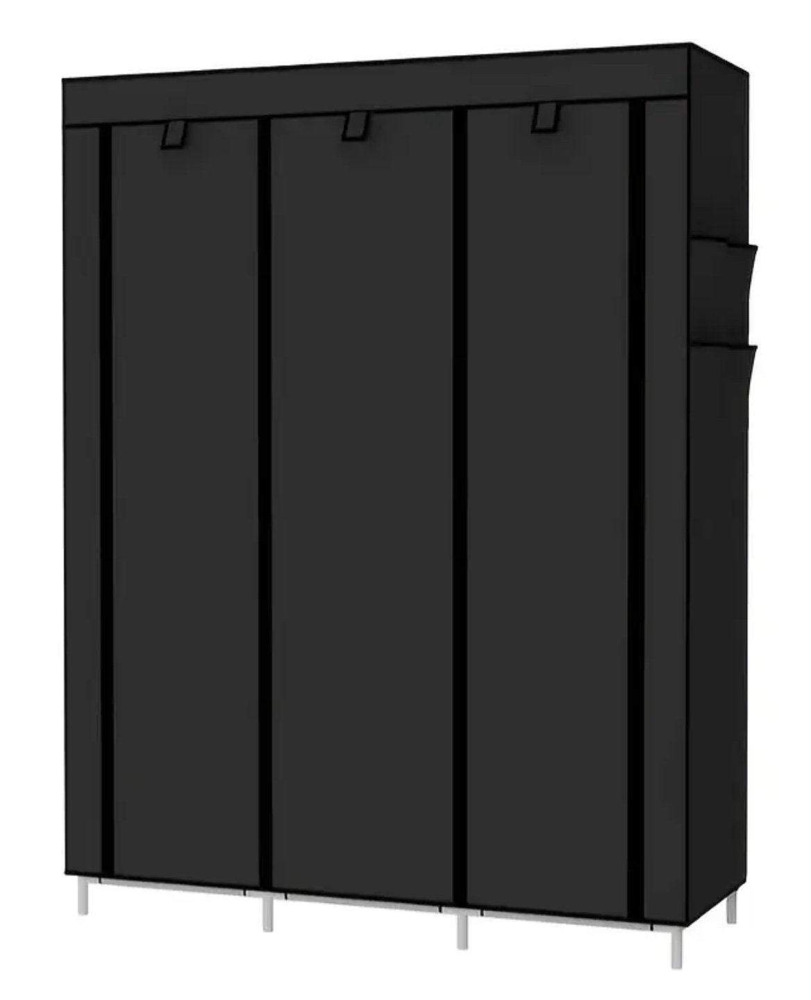 Portable Closet Wardrobe Organizer - Black - photo 5