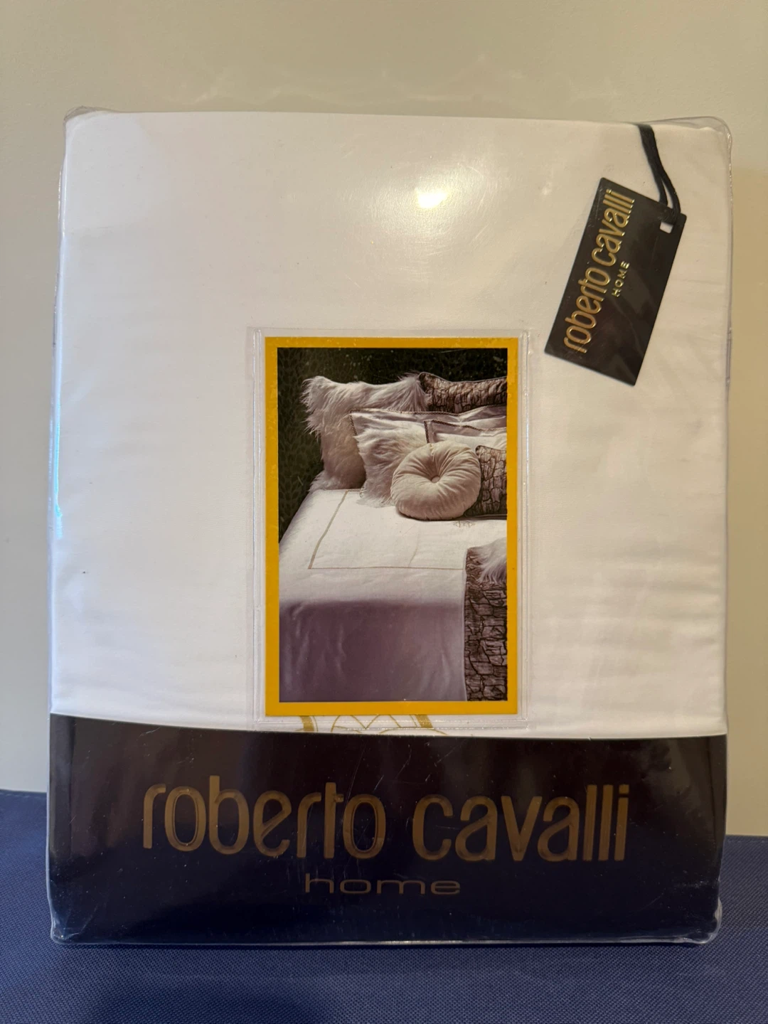 Roberto Cavalli Home White Duvet Cover Set NEW