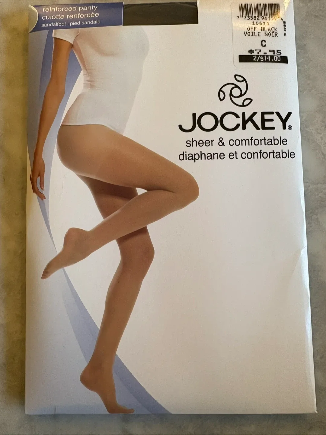 Jockey Sheer Pantyhose off-black - Size C thumbnail