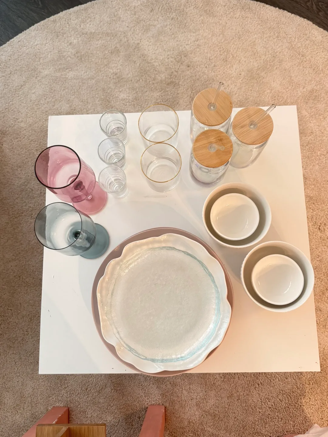 Assorted Dinnerware Set - Plates, Bowls, Glasses image indicator(2)