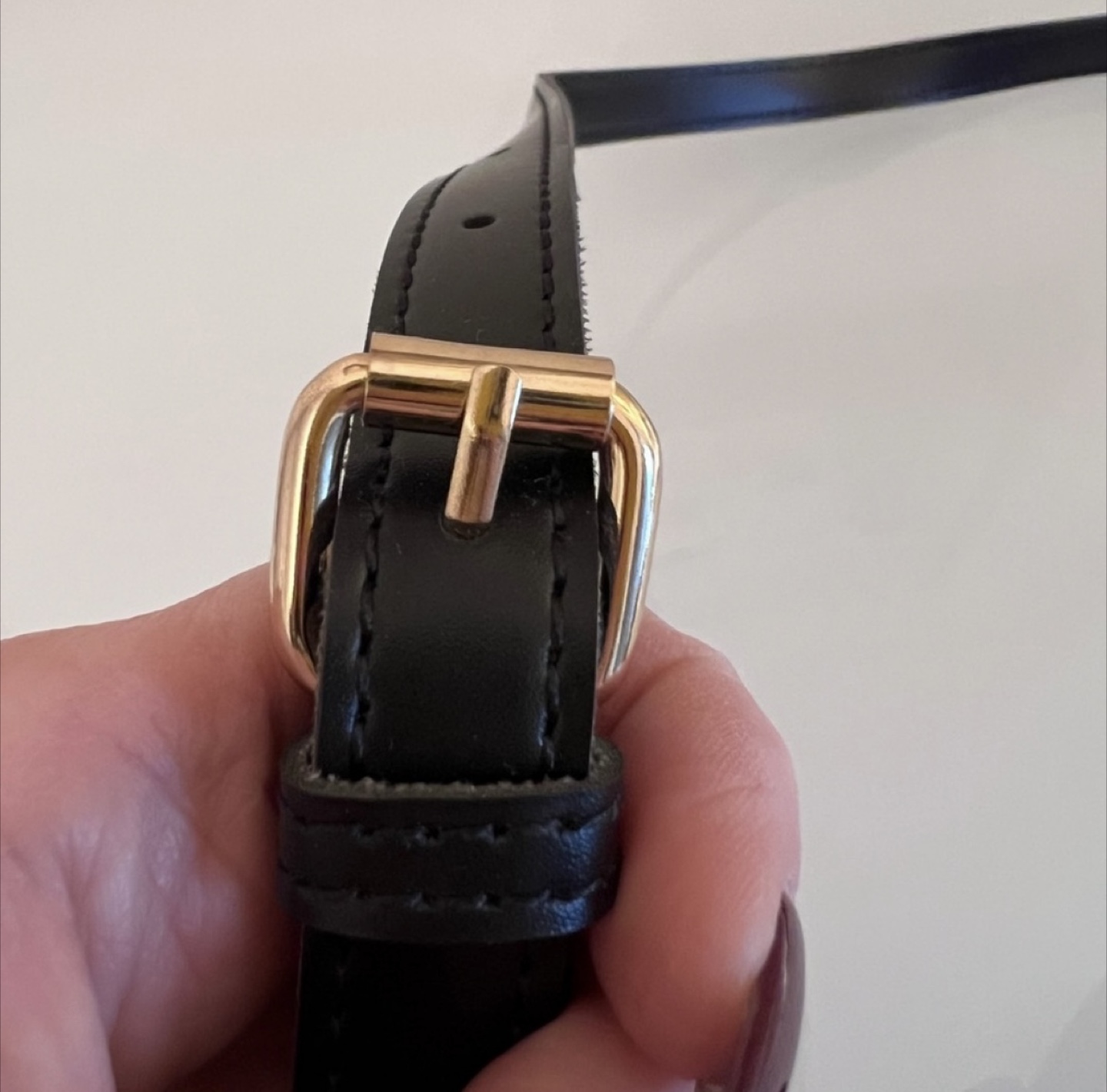 MINSU ELEGANT BLACK VEGAN LEATHER CROSSBODY BAG - photo 3
