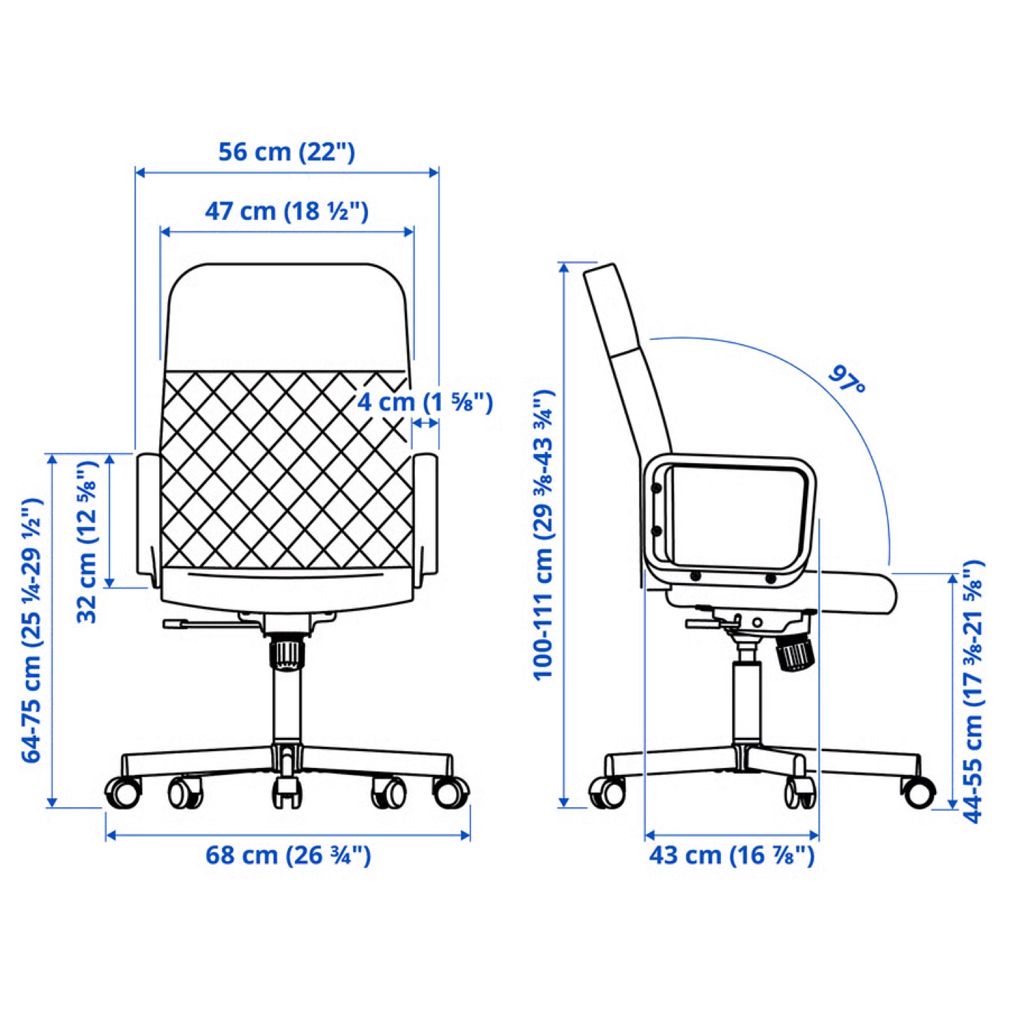 Ikea Renberget desk chair - photo 5