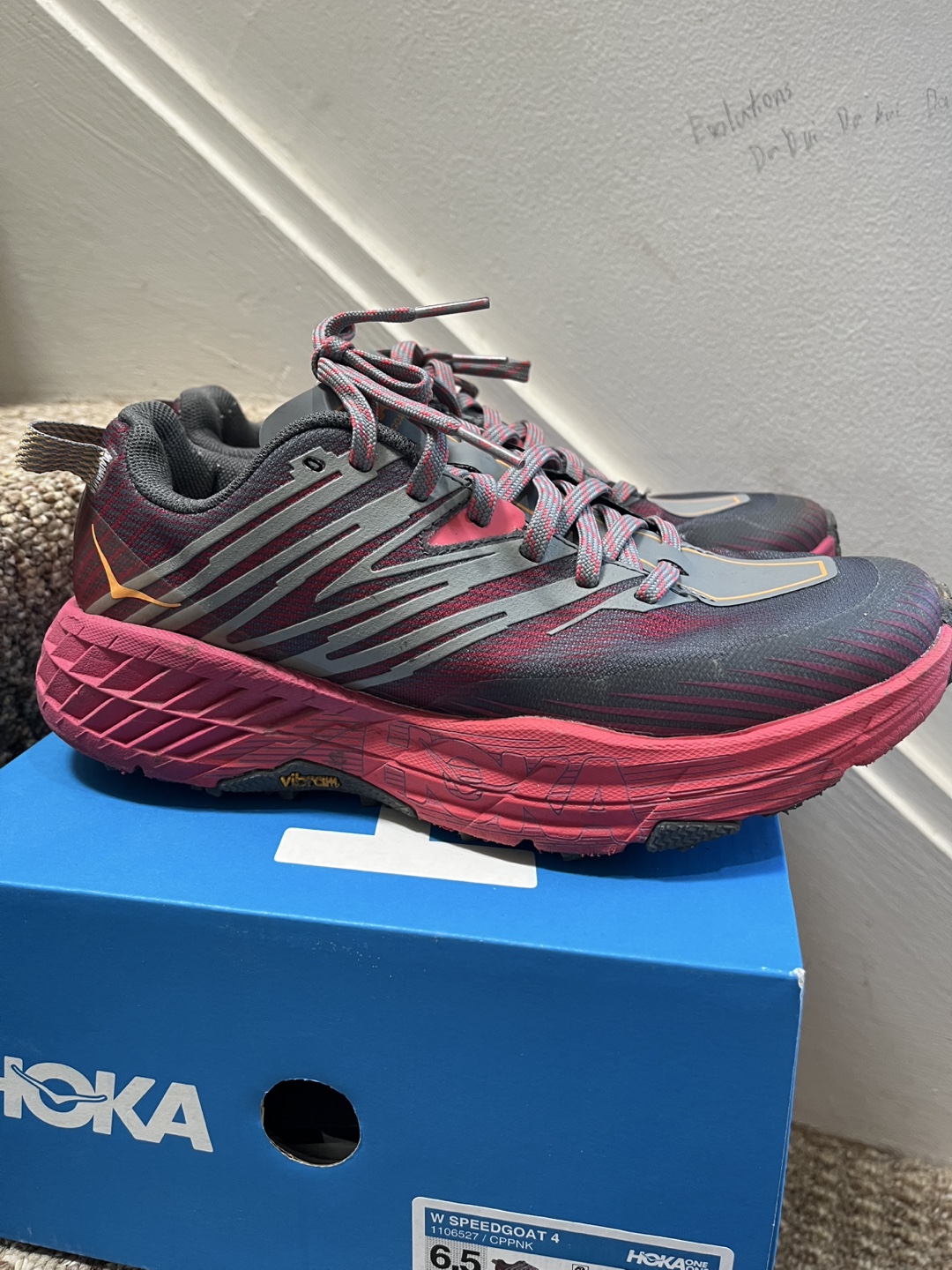 Hoka Speedgoat 4 Women's Trail Running Shoes - Size 6.5 - photo 2