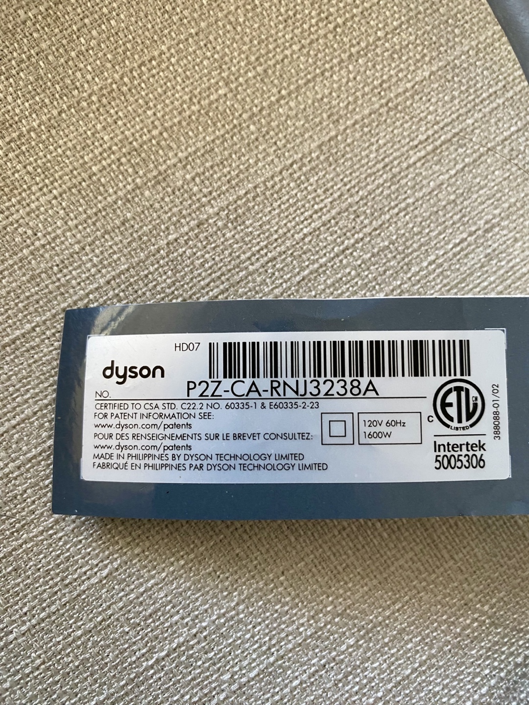 Dyson Supersonic Hair Dryer with Attachments - photo 4