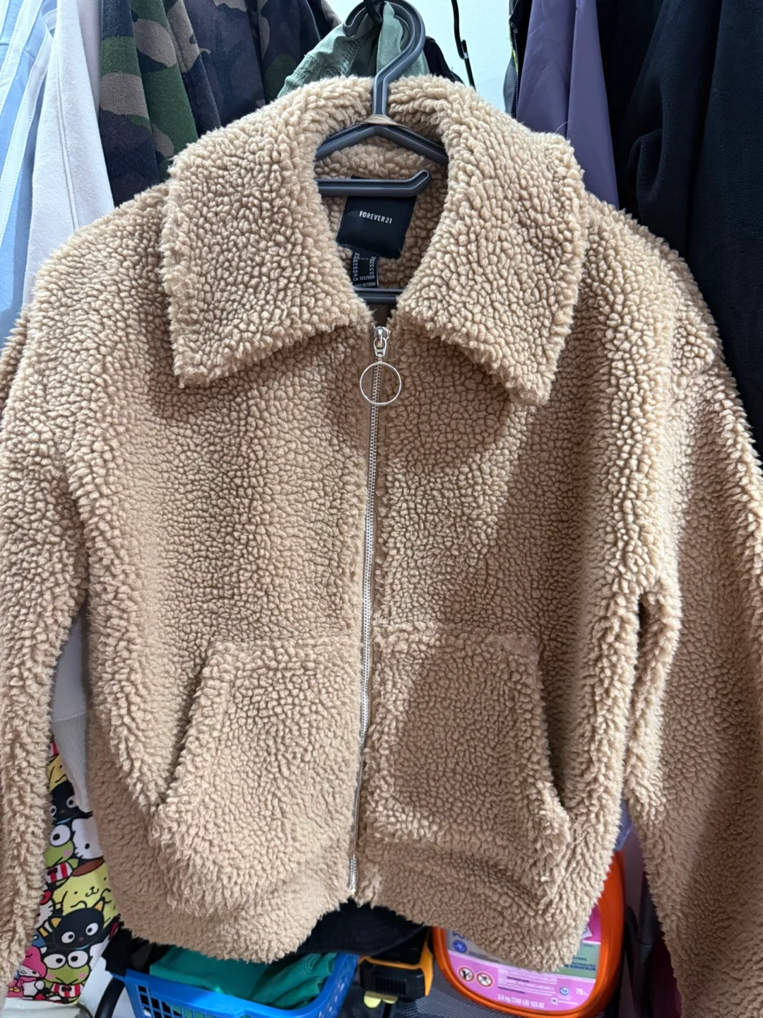 Forever 21 Teddy Jacket - Size XS thumbnail