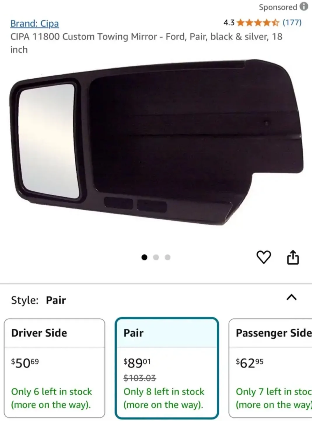 Ford F150 F250 Tow Mirrors image indicator(2)