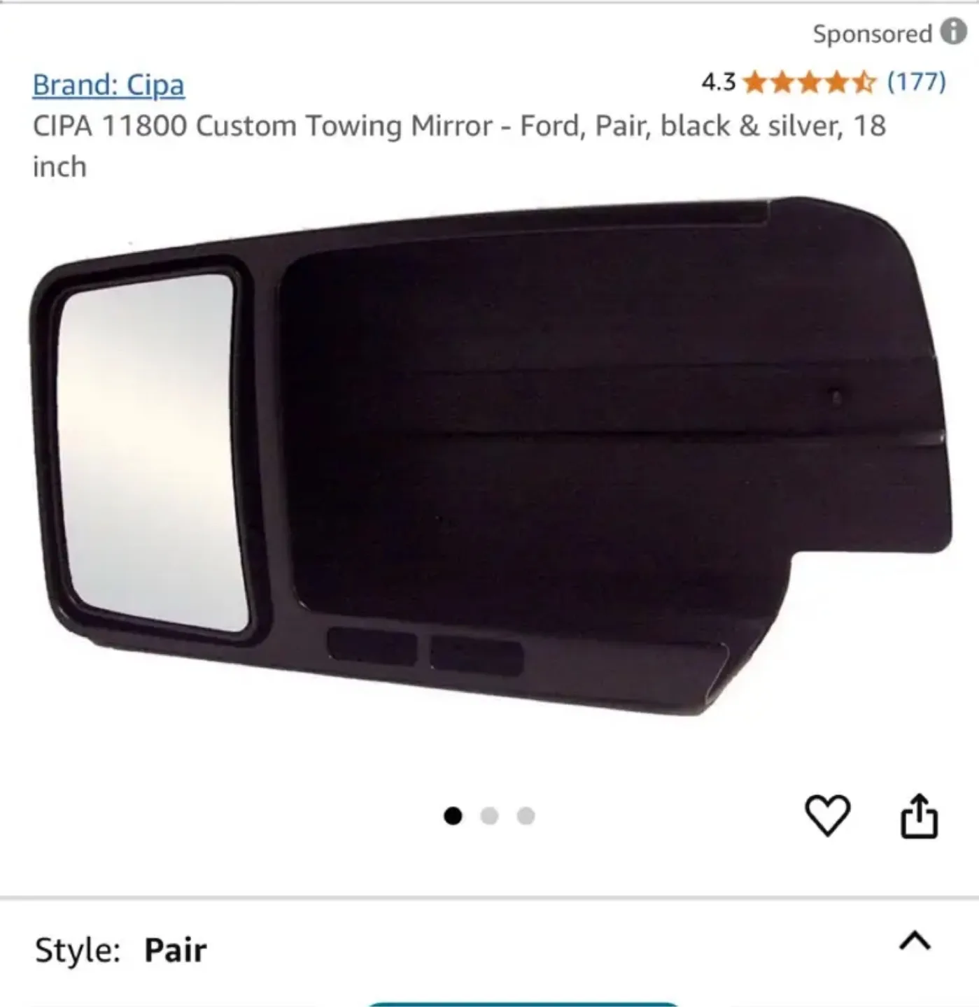 Ford F150 F250 Tow Mirrors thumbnail