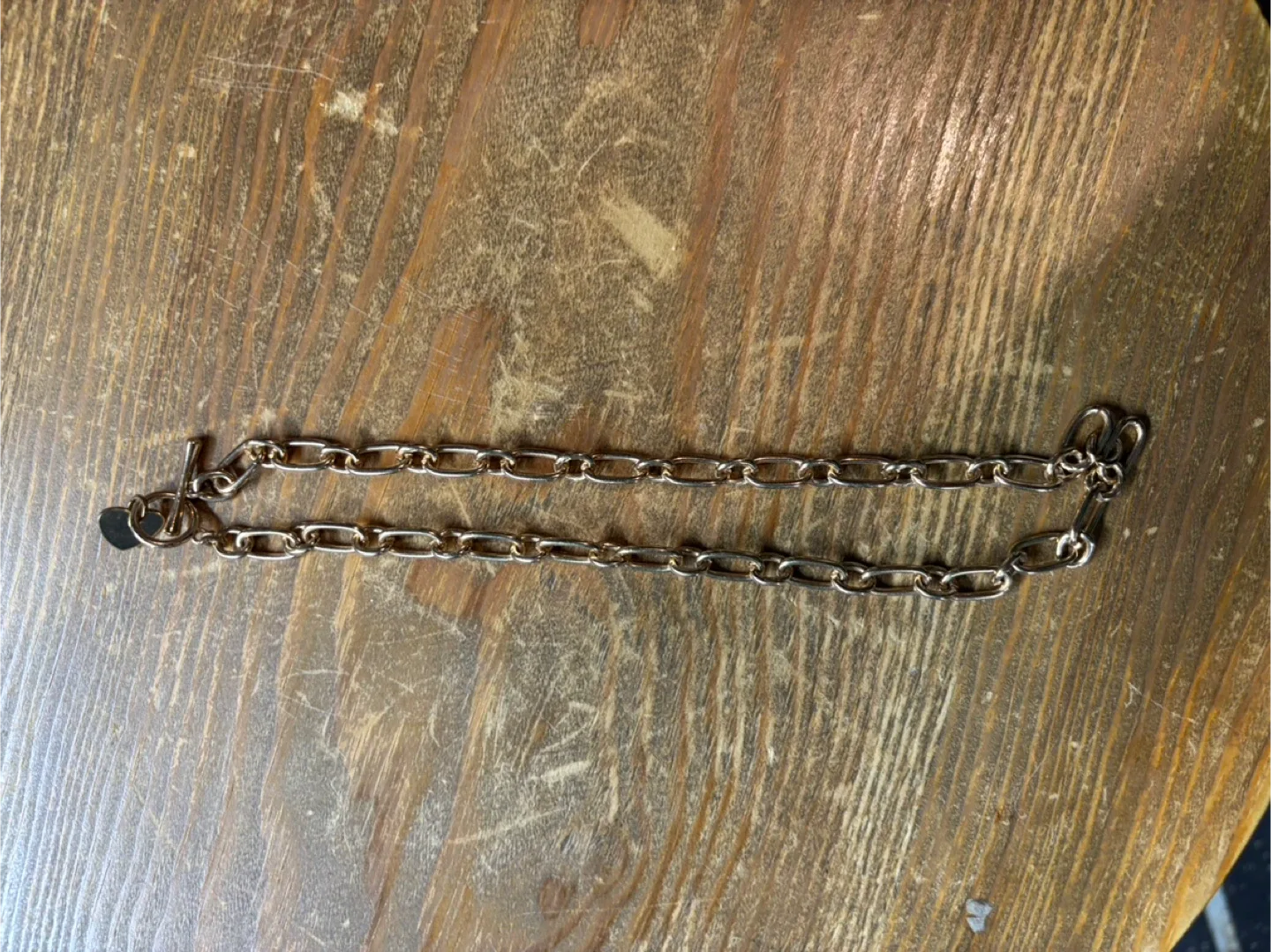 Gold Chain Link Necklace thumbnail