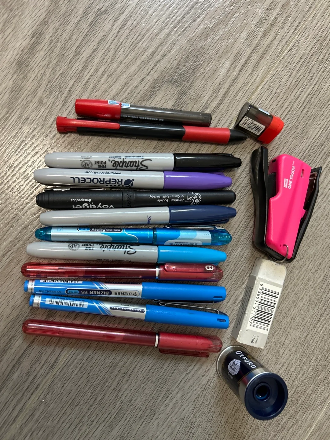 Pens, Sharpies, Eraser, and Sharpener thumbnail