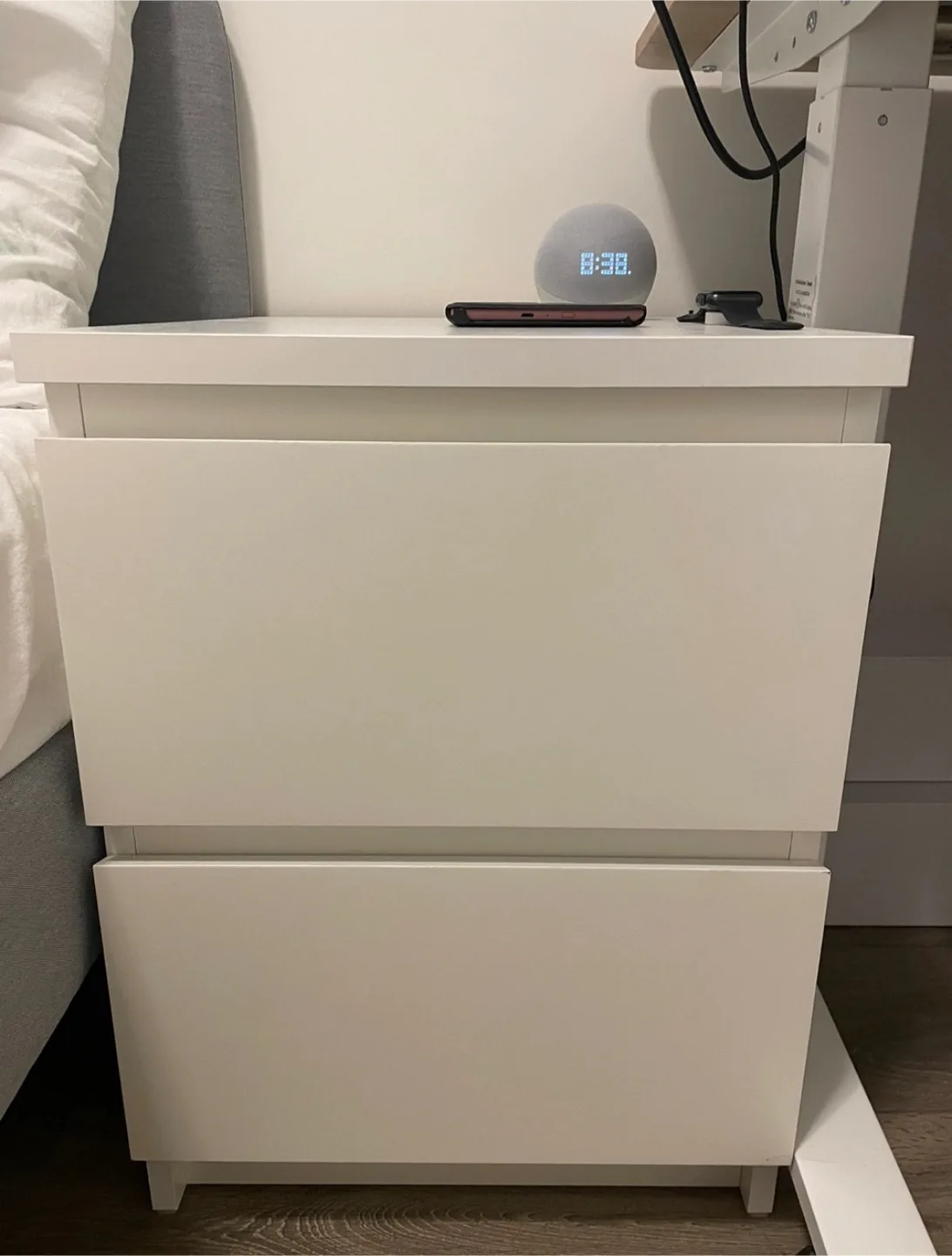 IKEA Malm White Dresser thumbnail