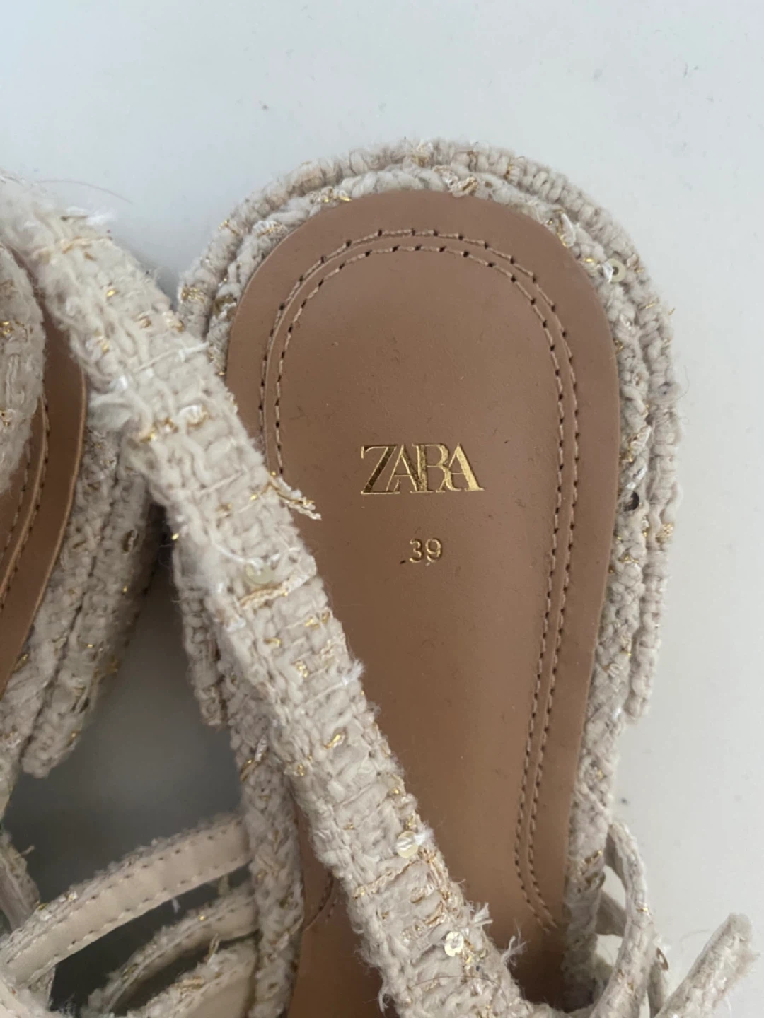 Zara Tweed Mary Jane Flats - photo 2