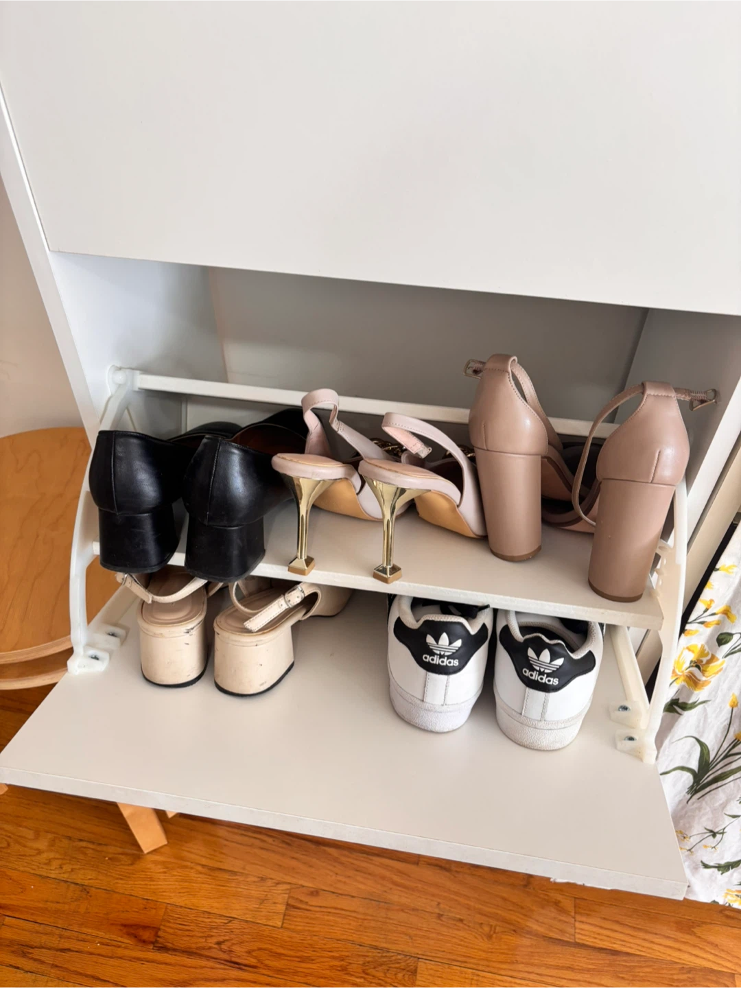 IKEA Bissa Shoe Cabinet with 3 Compartments - photo 2