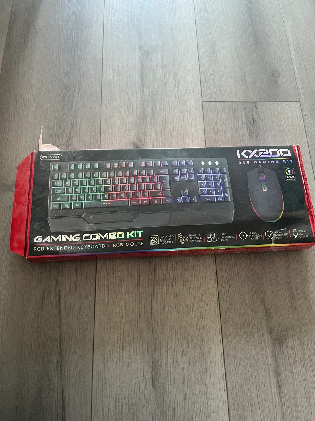 KY-Z200 RGB Gaming Kit - KEYBOARD ONLY NO MOUSE thumbnail