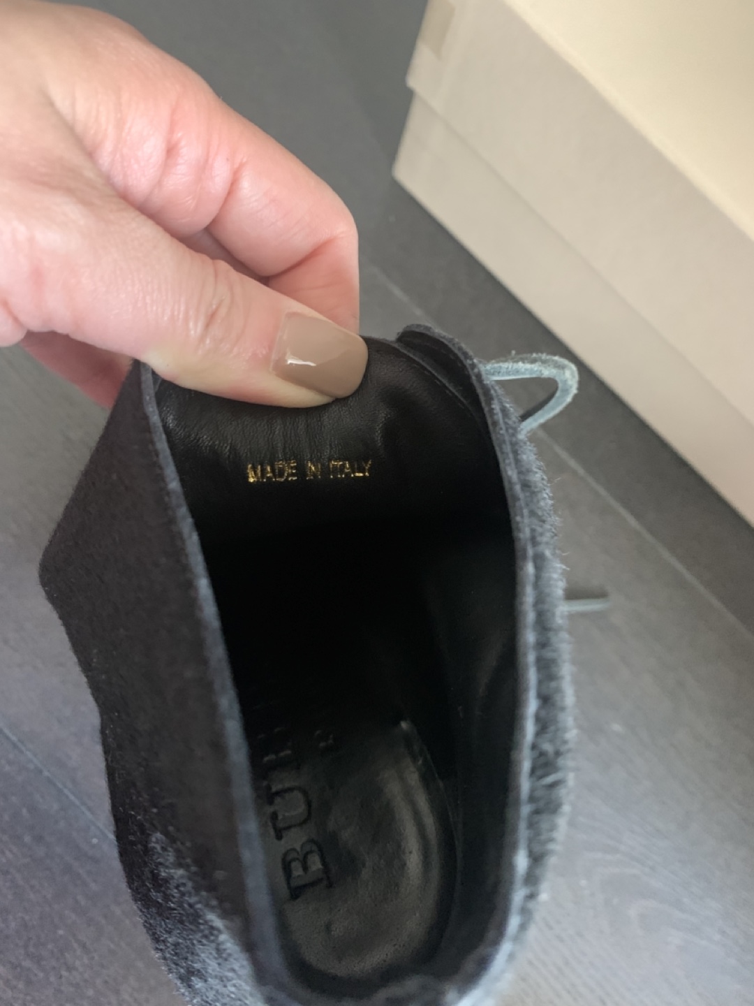 Burberry Black Wedge Booties - Size 36 - photo 5