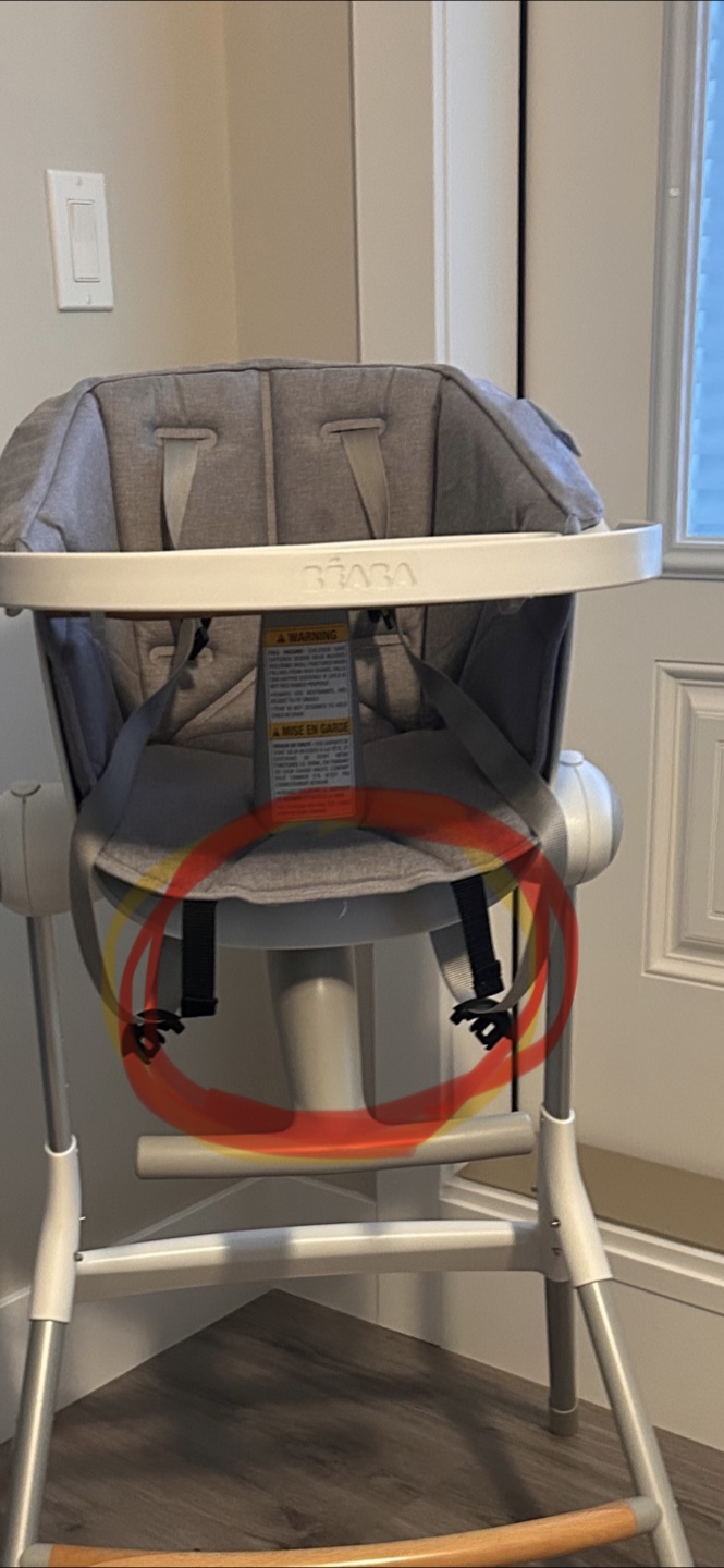 Beaba High Chair - Grey - 6-36 Months