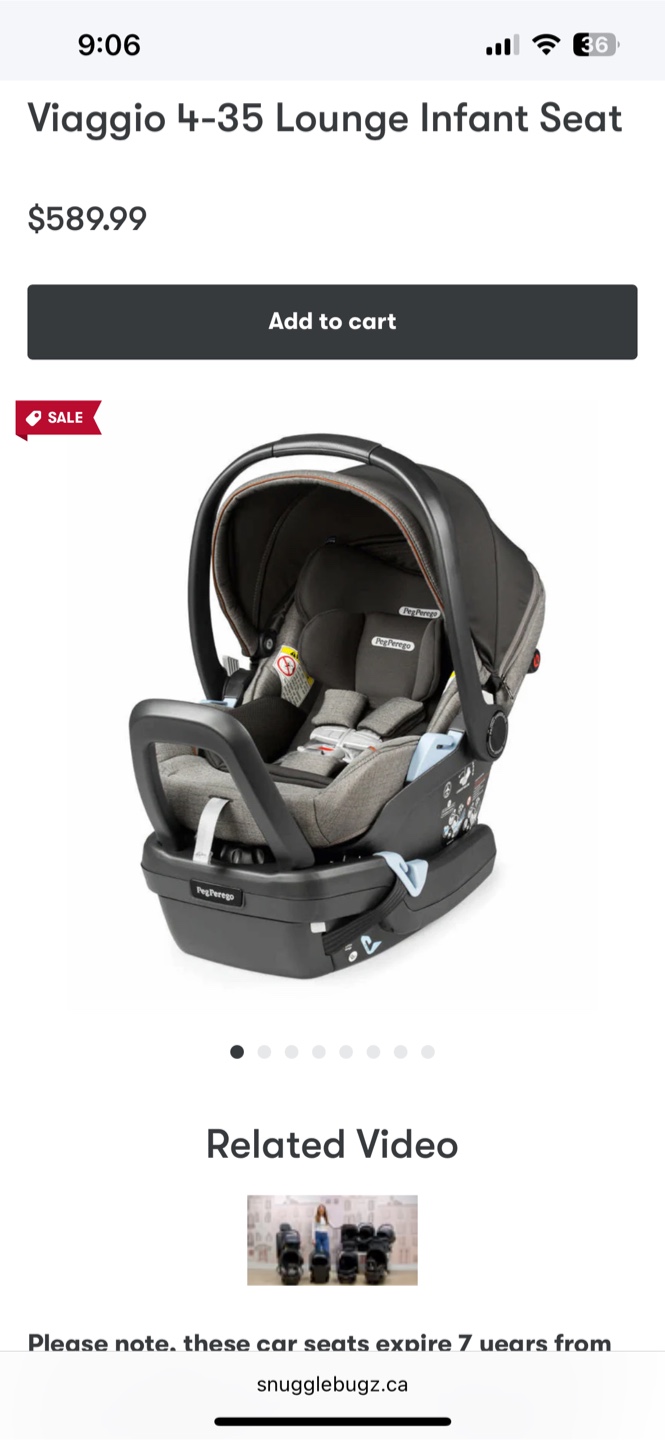 Peg Perego Viaggio 4-35 Nido Infant Car Seat
