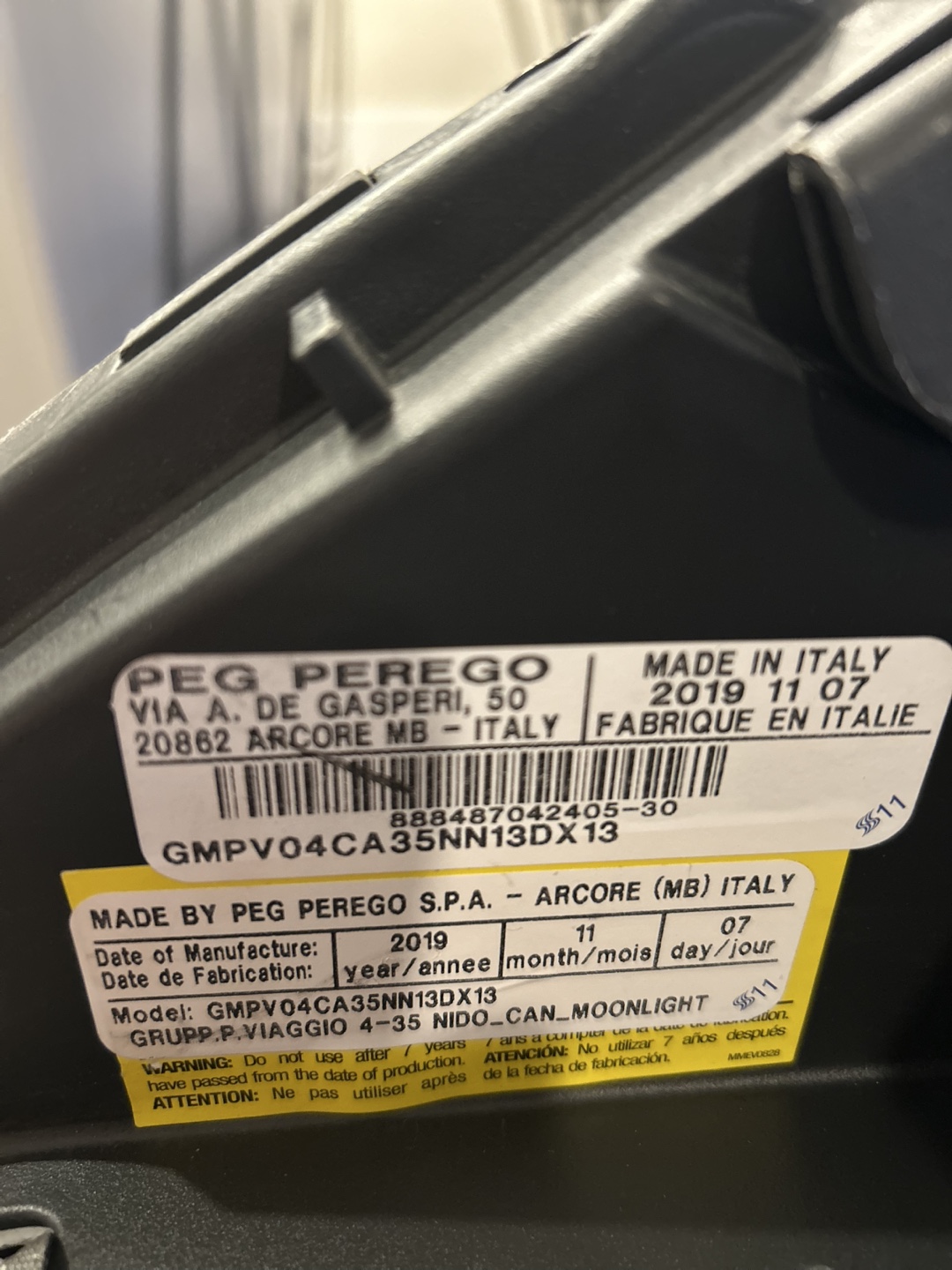 Peg Perego Viaggio 4-35 Nido Infant Car Seat - photo 2