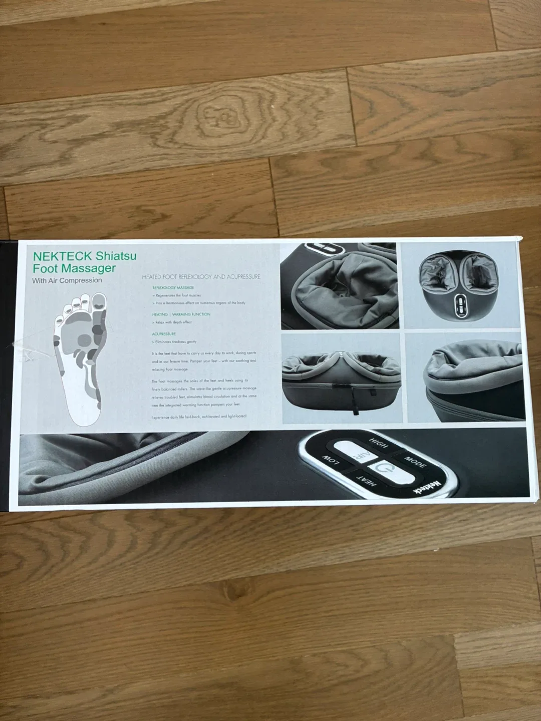 Nekteck Shiatsu Foot Massager with Air Compression image indicator(2)