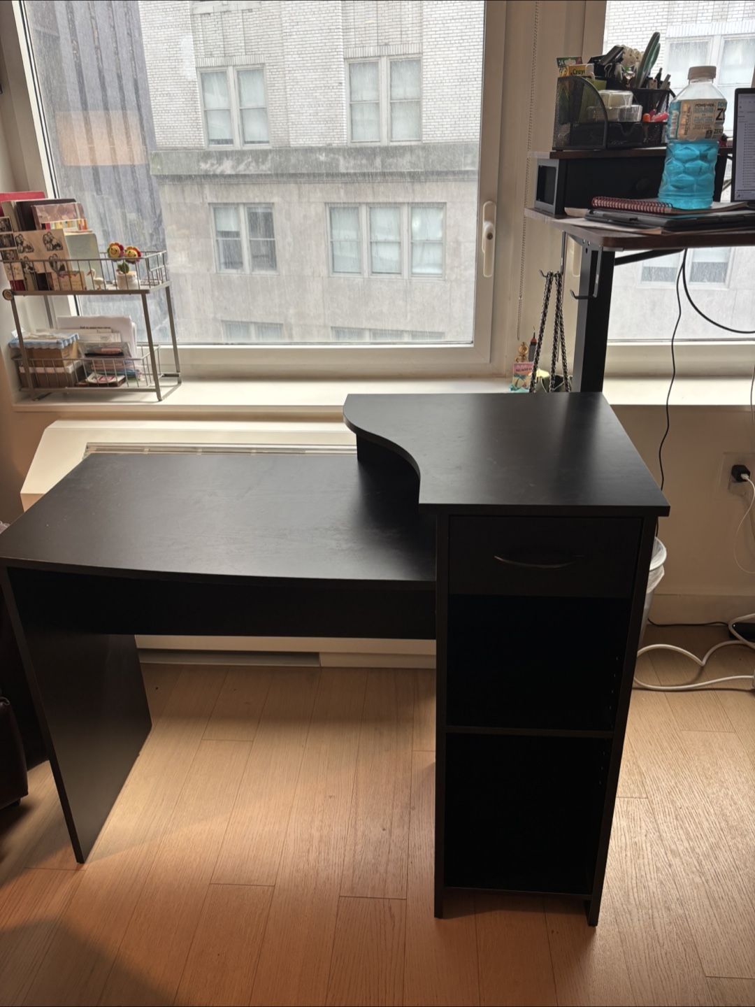 Black Desk with Storage 🥕 - photo 3