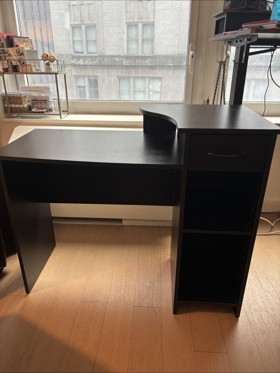 Black Desk with Storage 🥕 - photo 2
