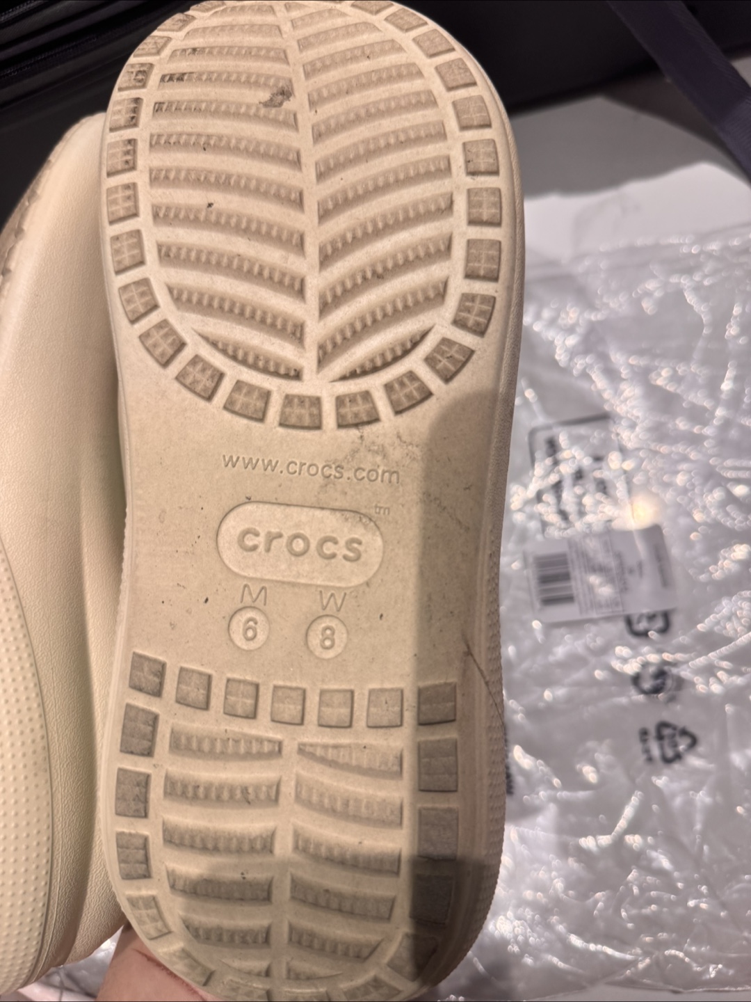Crocs Crush Sandal Bone, Women's Size 8 / Men's 6 - photo 5