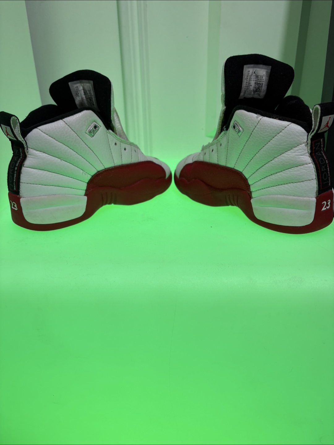 Air Jordan 12 Retro Cherry Kids Shoes - photo 4