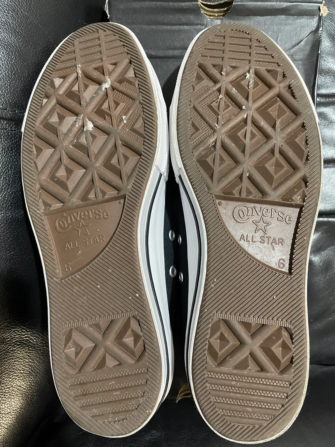 Converse All Star Black Shoes - Size 8 - photo 2