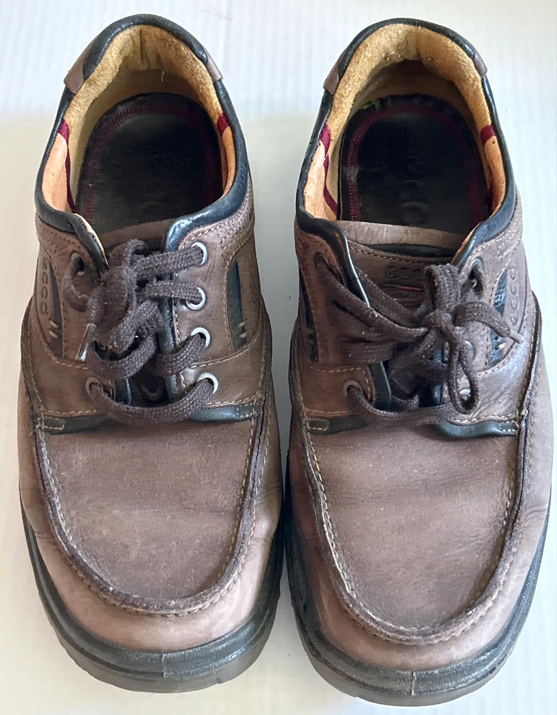 Ecco Brown Leather Shoes - Used thumbnail