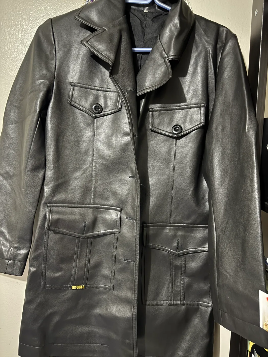 SXR Girls Black Leather Jacket image indicator(2)