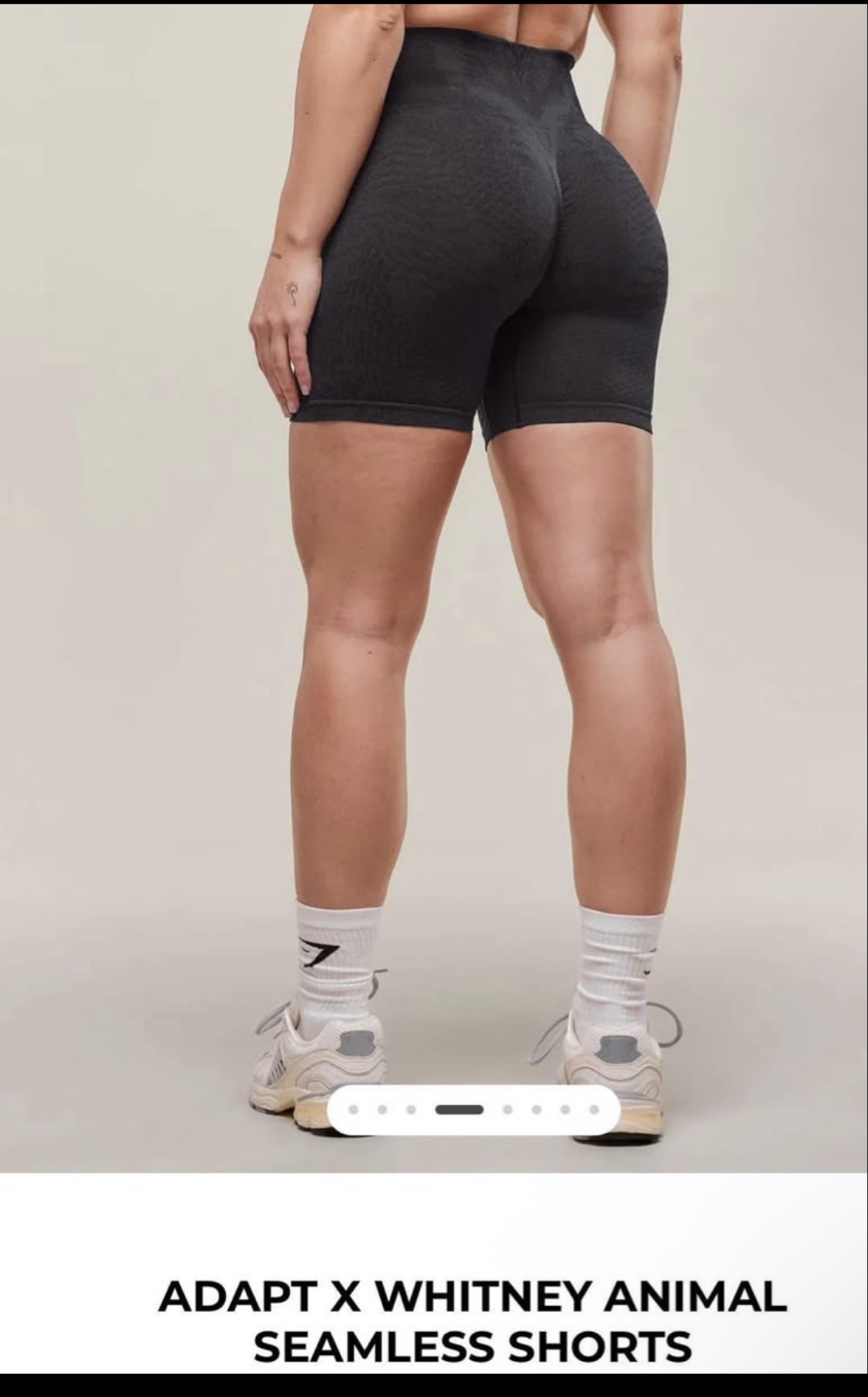 Gymshark Adapt X Whitney Animal Seamless Shorts