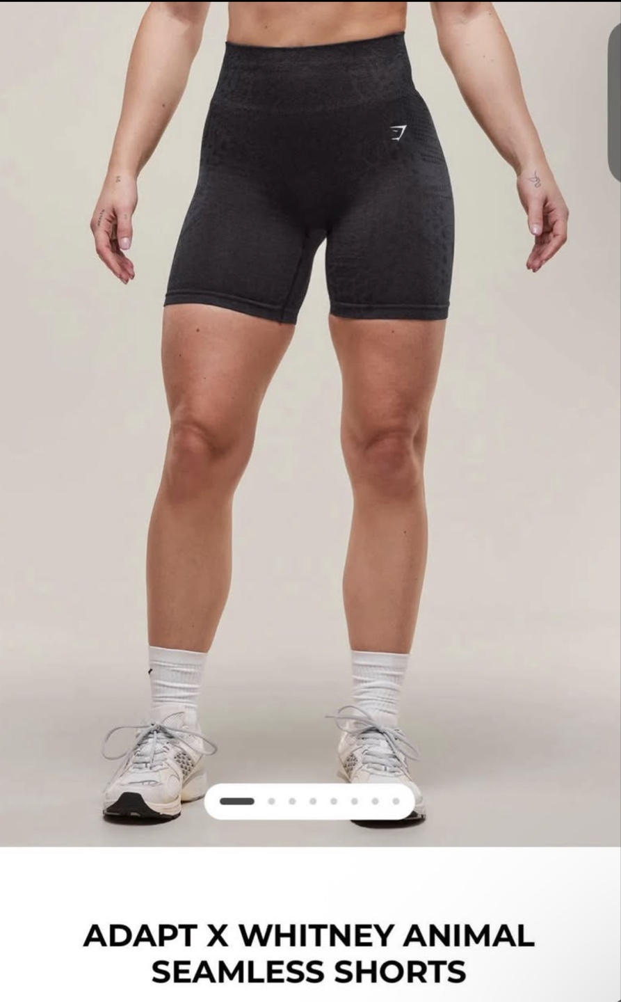 Gymshark Adapt X Whitney Animal Seamless Shorts - photo 2