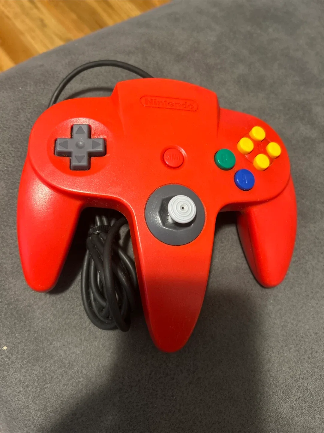 Nintendo 64 N64 Red Controller thumbnail