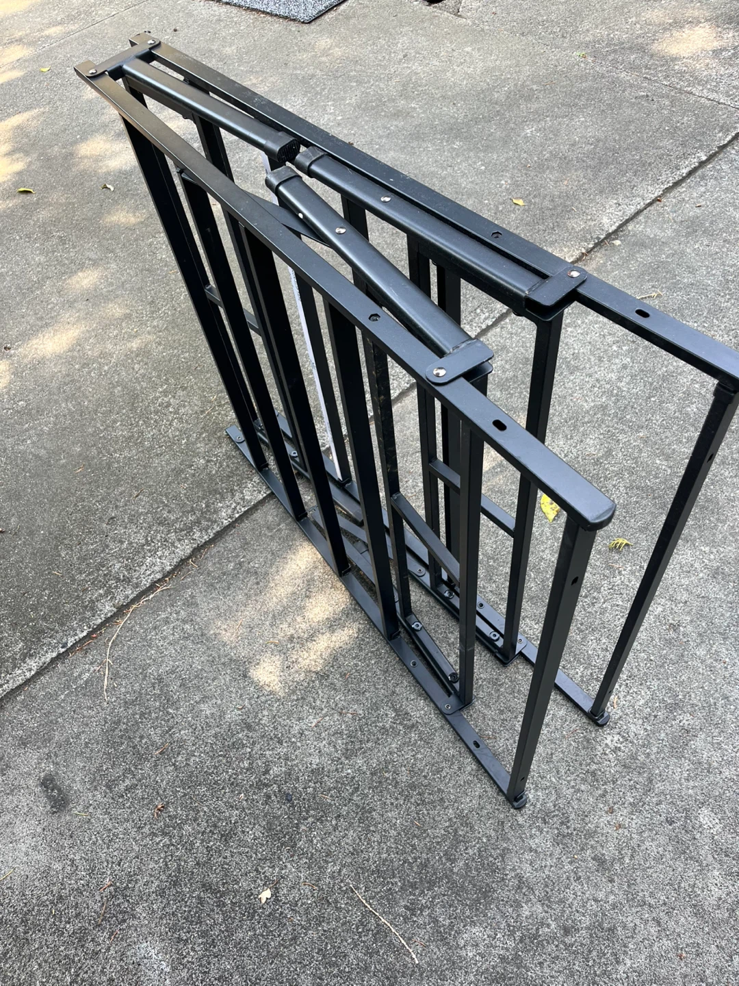 Metal Single Bed Frame - Black - photo 3