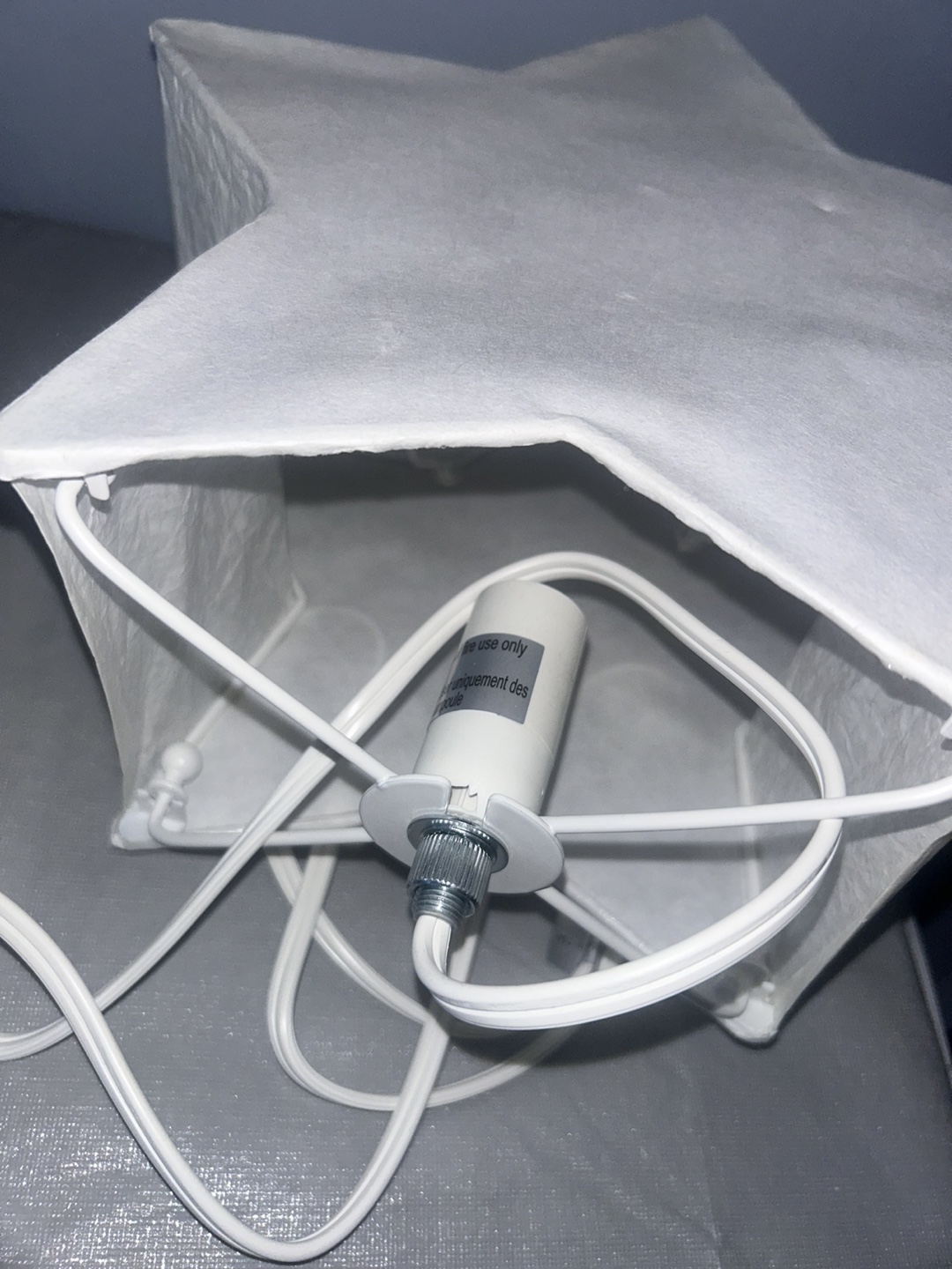 IKEA STRÅLA Star Lamp - White, 25cm - photo 2