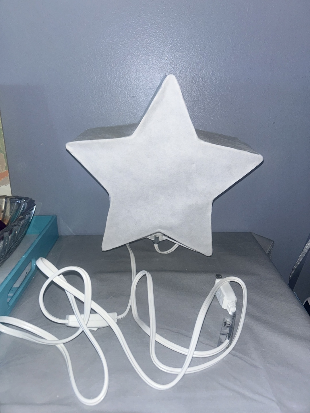 IKEA STRÅLA Star Lamp - White, 25cm