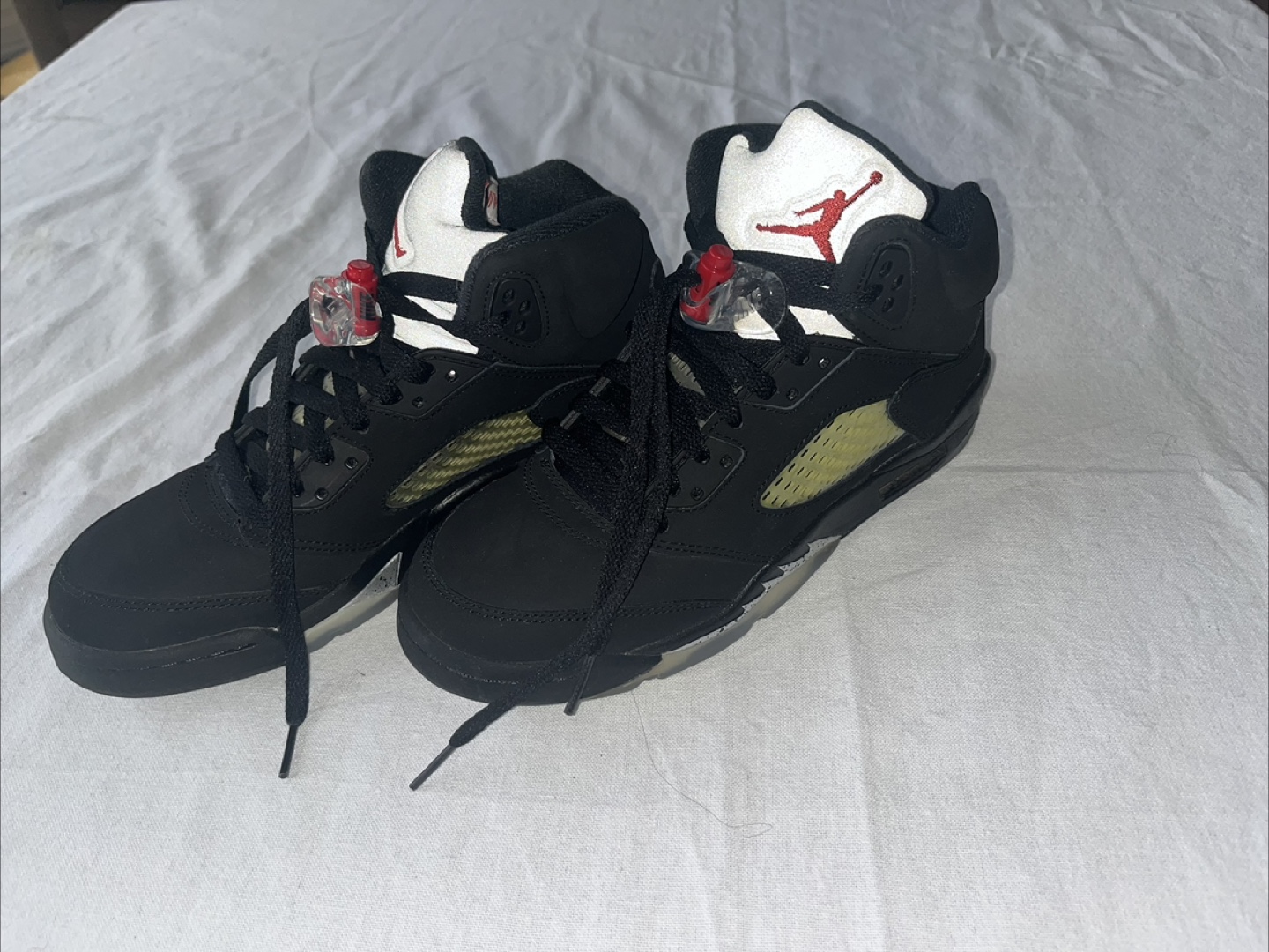 Nike Air Jordan 5 Retro Black/Metallic Silver - photo 2