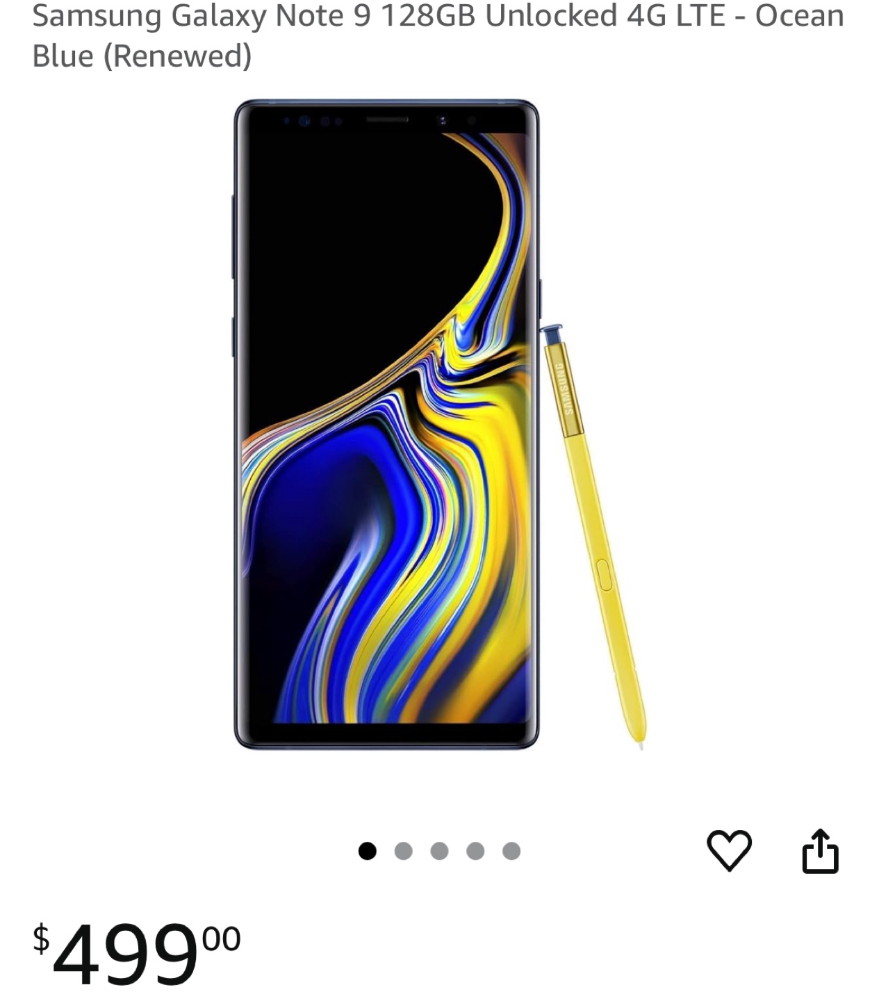 Samsung Galaxy Note 9, 128GB, Blue - photo 4
