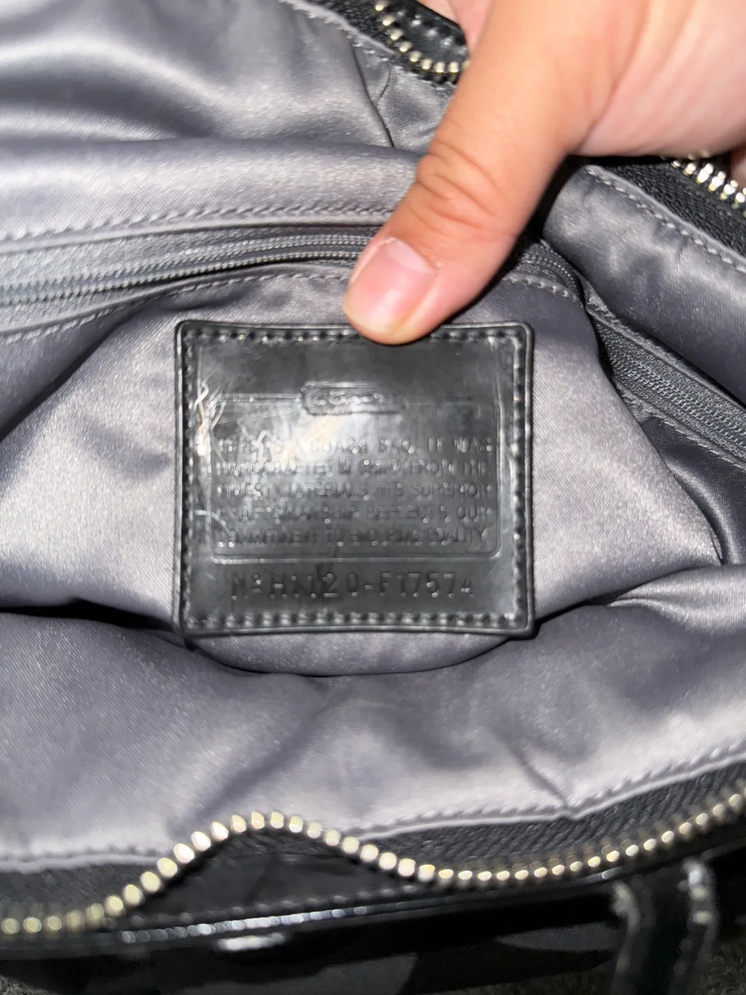 Coach Black Tote Bag image indicator(4)