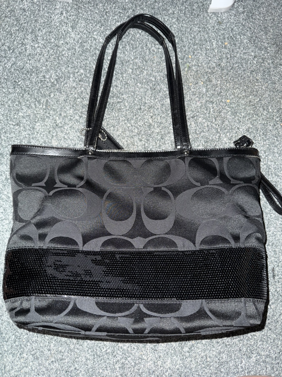 Coach Black Tote Bag