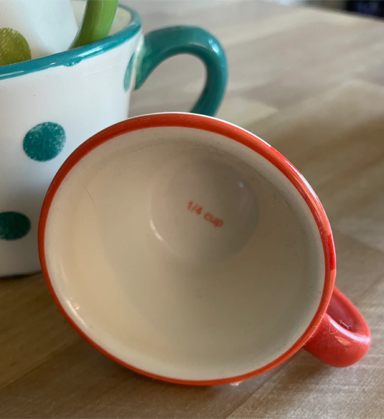 Set of measuring tea cups