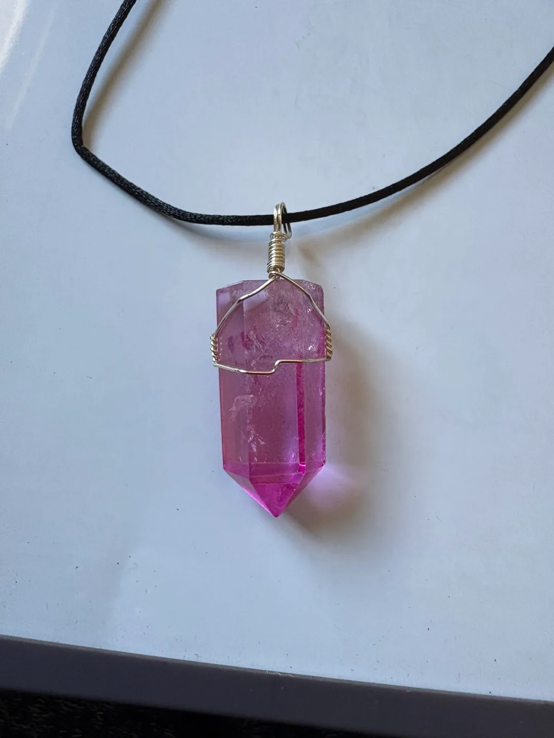 Rose Quartz Necklace image indicator(2)
