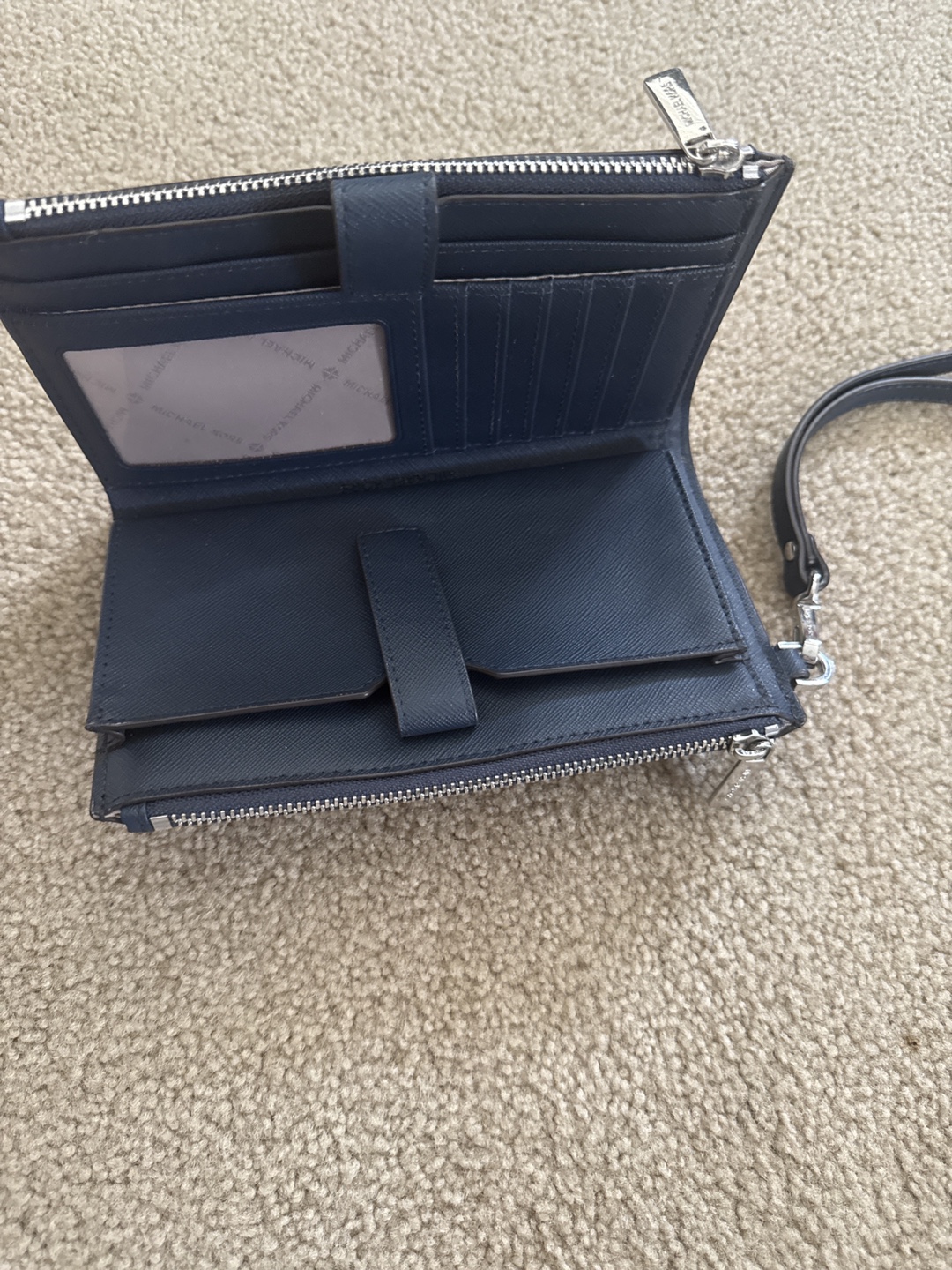 Michael Kors Wristlet Wallet - Navy Blue - photo 2