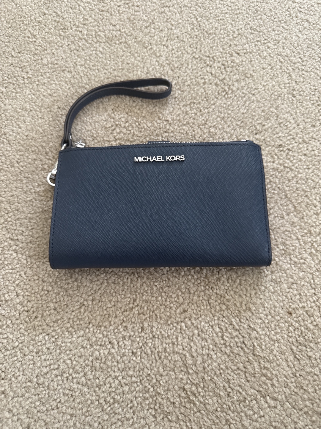 Michael Kors Wristlet Wallet - Navy Blue
