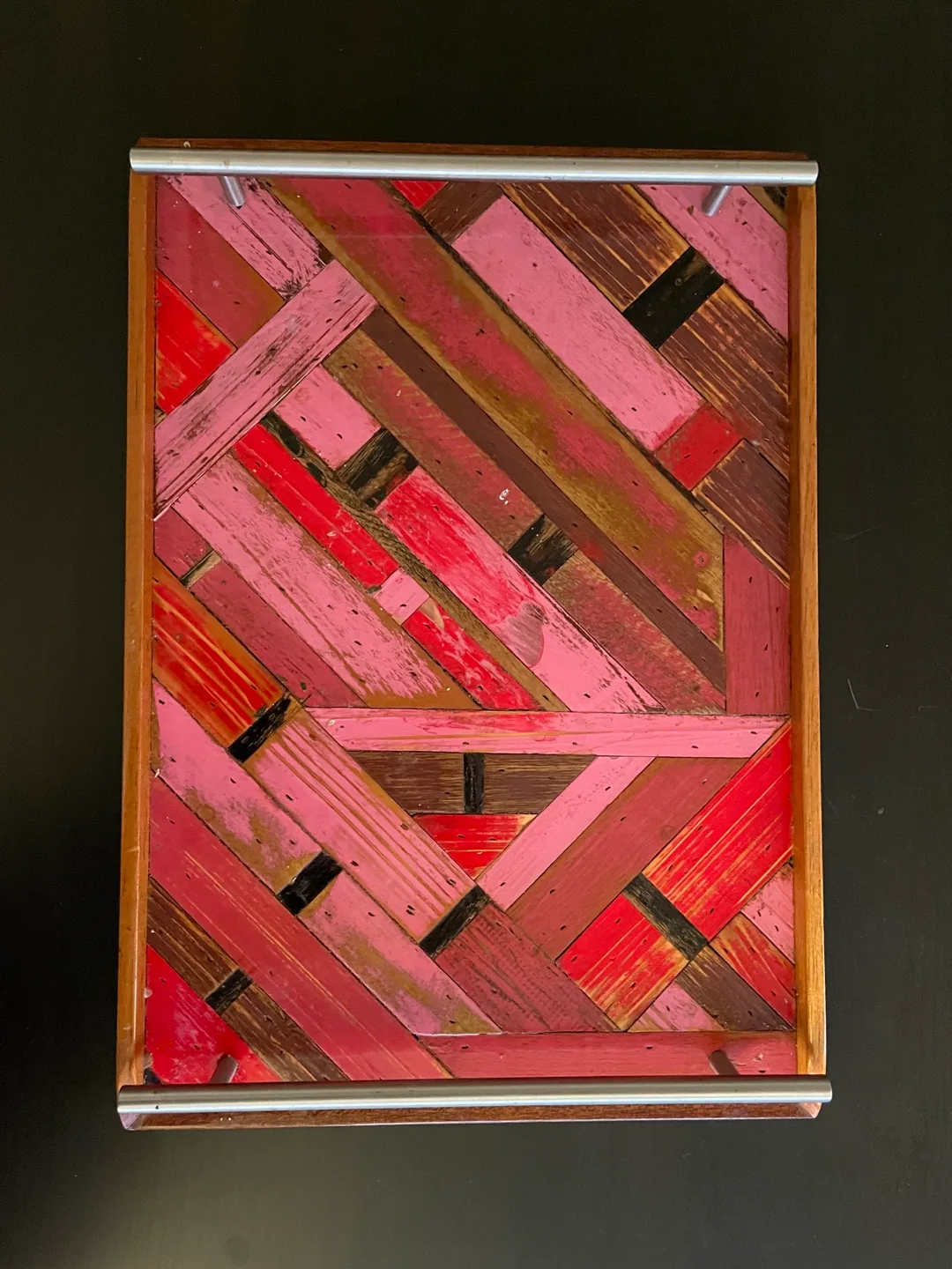 Decorative Wooden Serving Tray thumbnail