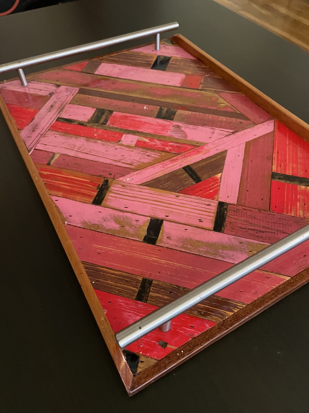 Decorative Wooden Serving Tray - photo 2