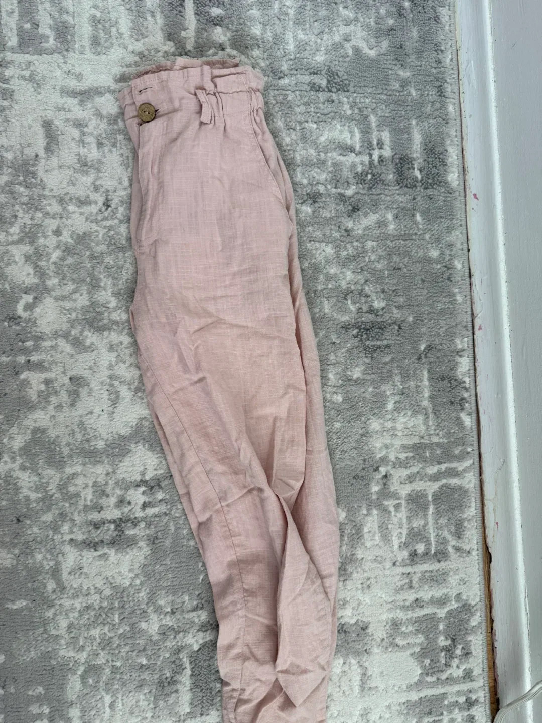 Ardene XS Pink Linen Pants thumbnail
