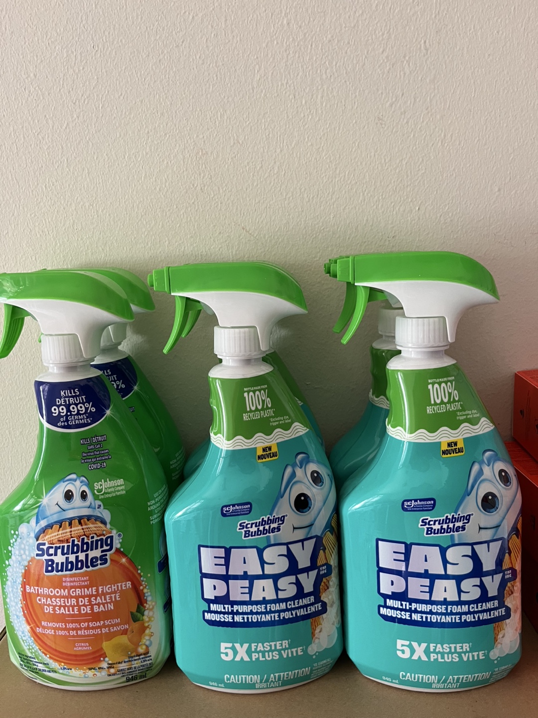 3 bottles for$10!Scrubbing bubbles cleaner