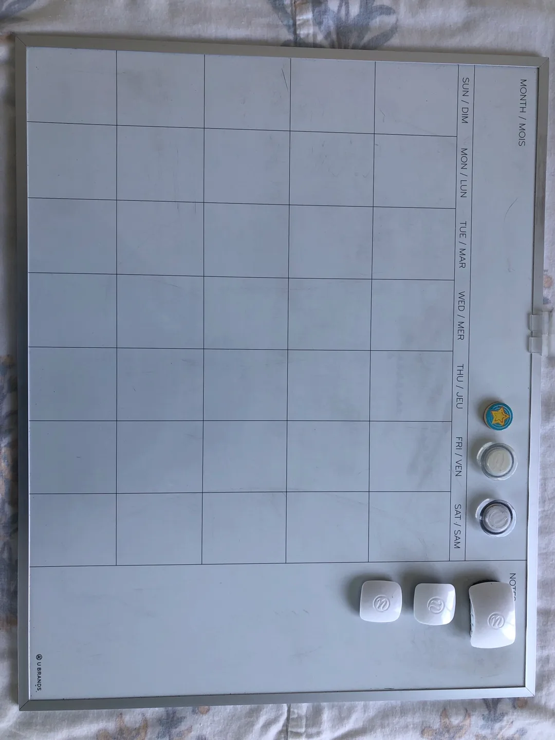 U Brands Magnetic Calendar Whiteboard 🥕 thumbnail